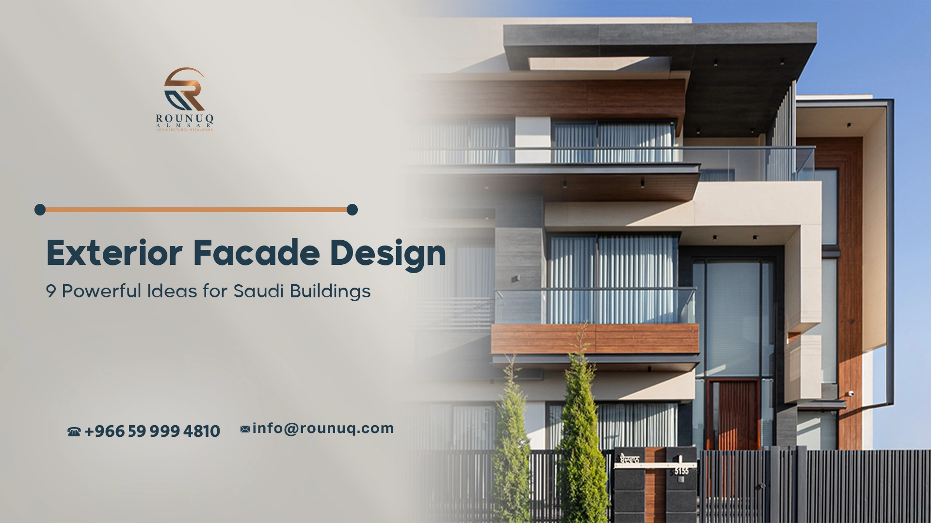 Exterior Facade Design for Saudi Buildings: Ideas & Examples & Helpful Guide