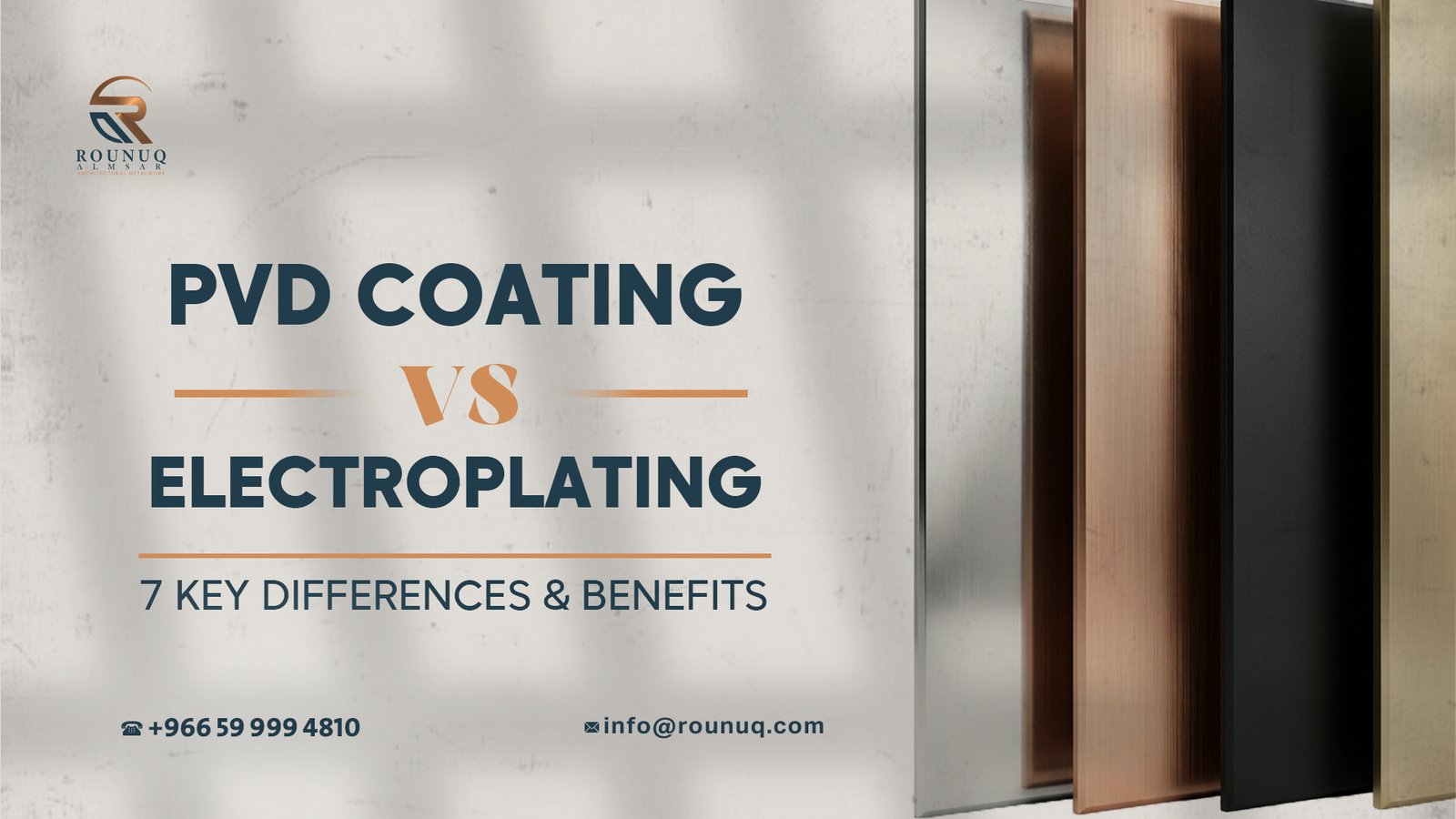 PVD Coating vs Electroplating: 7 Key Differences You Need to Know