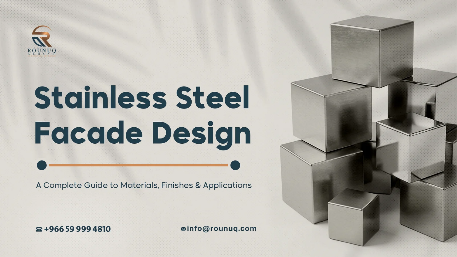 Stainless Steel Facade Design: A Complete Guide to Materials, Finishes & Applications