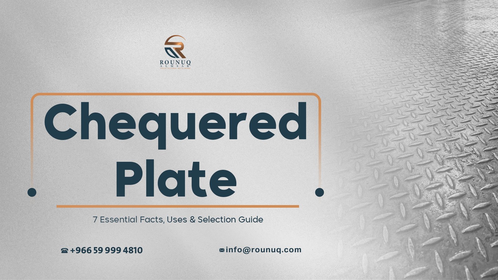Chequered Plate in Saudi Arabia: 7 Essential Facts, Uses & Selection Guide